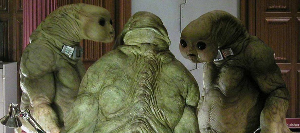 The Slitheen from Doctor Who.