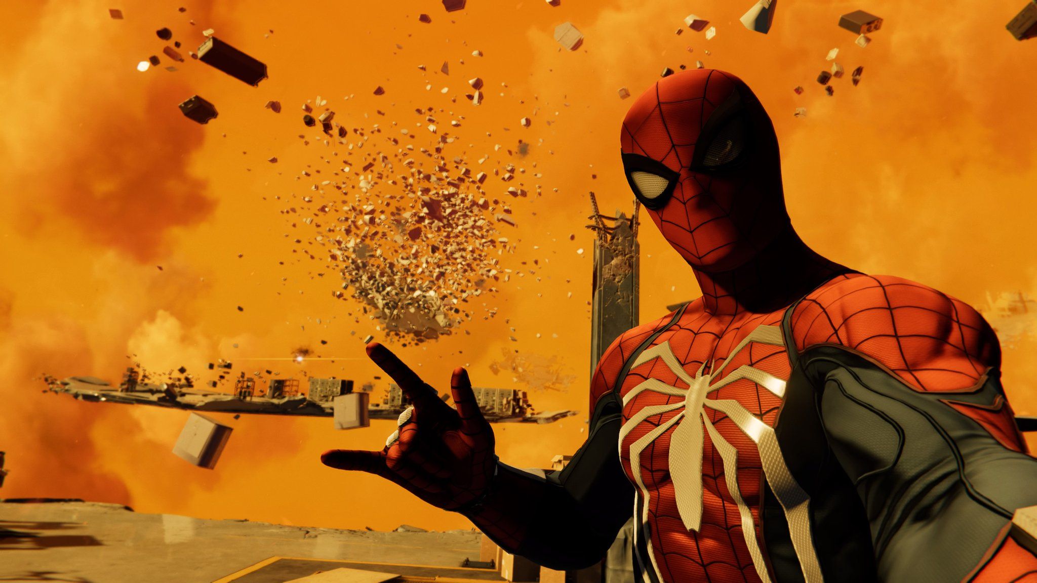 Spider-Man PS4 hallucination selfie