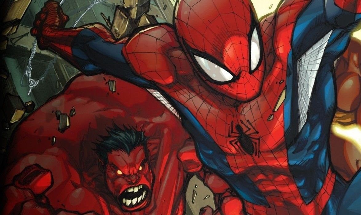 Spider-man Red Hulk