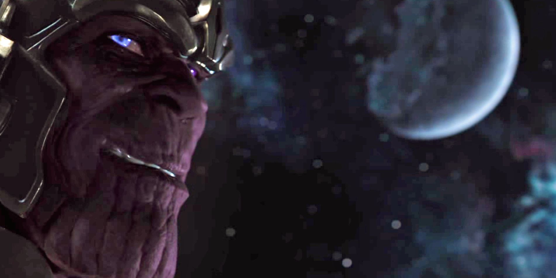 Thanos in post credit of The Avengers