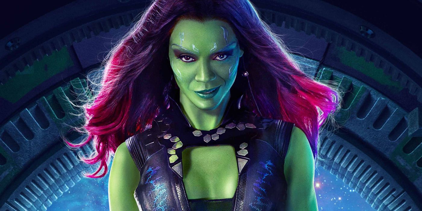 Zoe Saldana Gamora Guardians of the Galaxy 2014