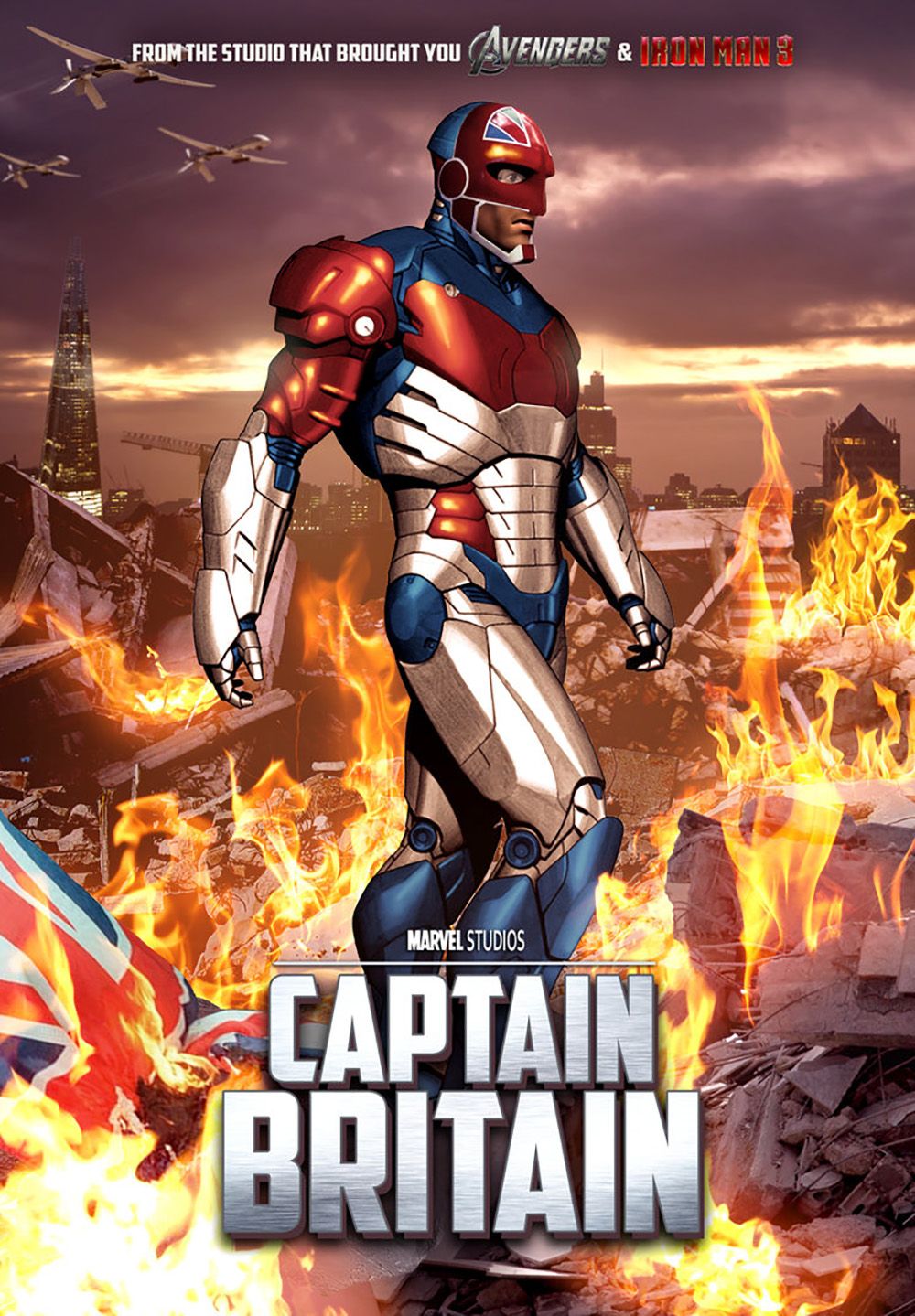 Captain Britain movie fan poster