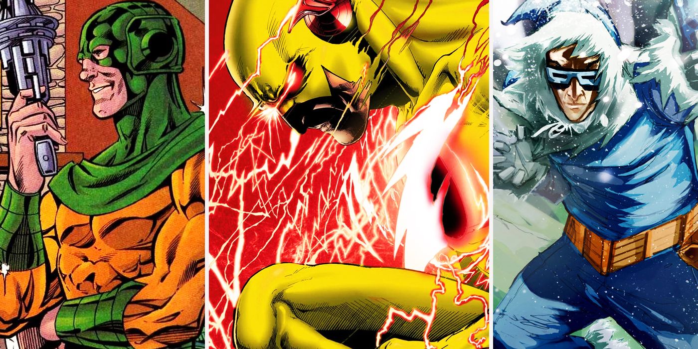 DC The Flash villains - Reverse-Flash and Captain Cold