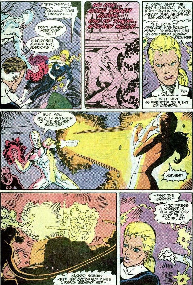 Fantastic Four and Silver Surfer Cross Paths in Infinite Space