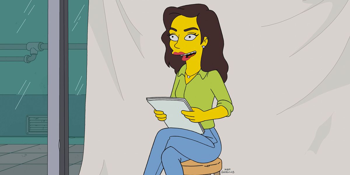 Gal Gadot on The Simpsons