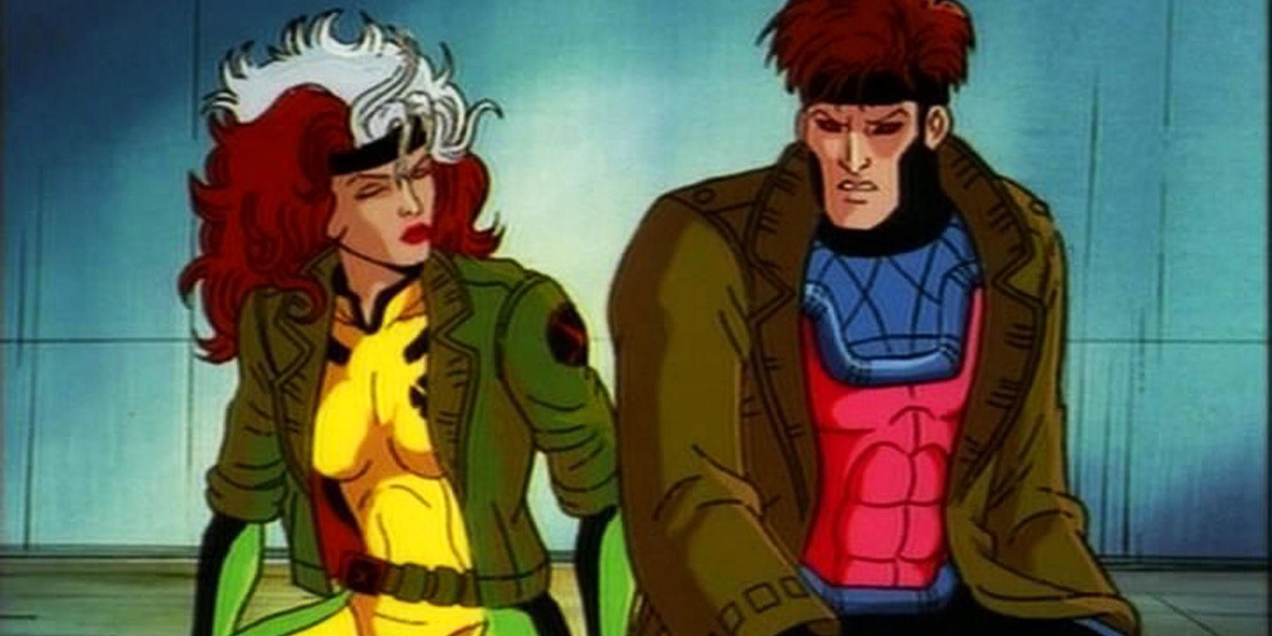 Animated X-Men Rogue and Gambit