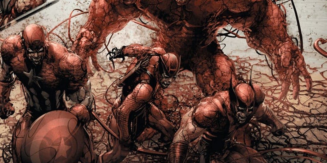 Carnage controlling avengers