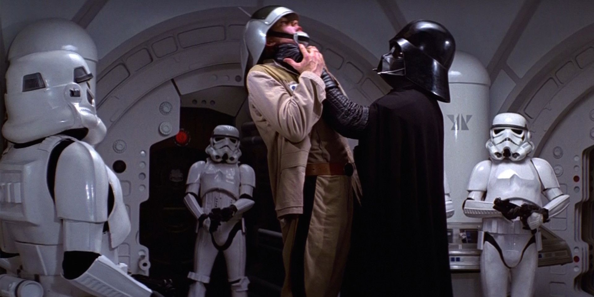 Darth Vader Lifts an Officer Up