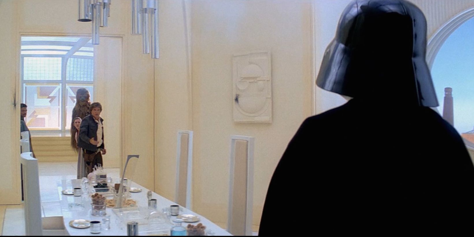 Darth Vader at dinner