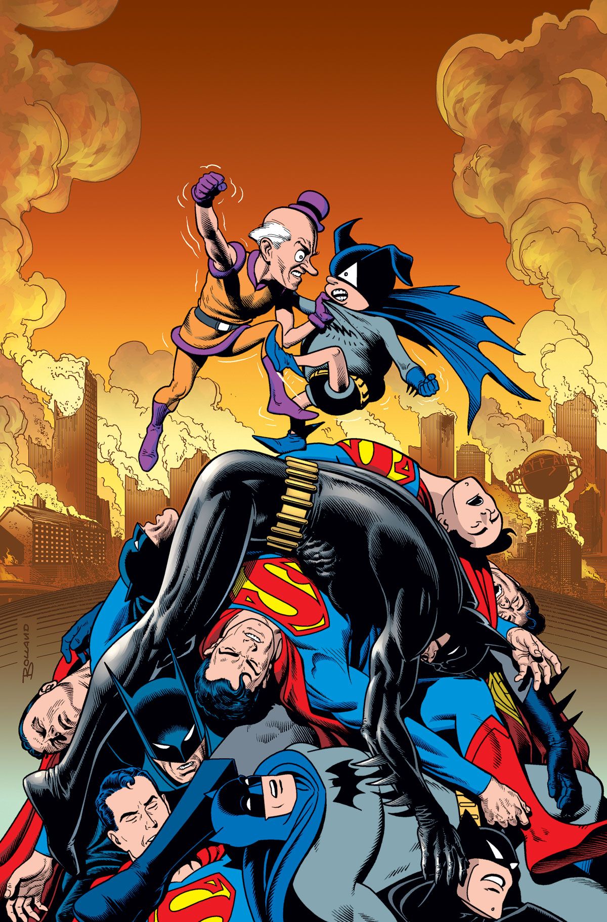 Justice League vs Starro by Agnes Garbowska, in Phillip