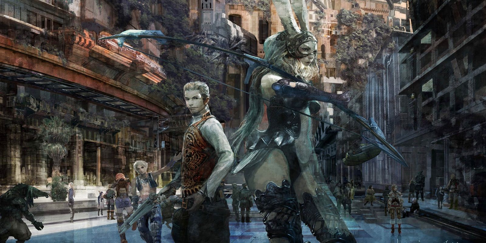 The heroes from Final Fantasy XII