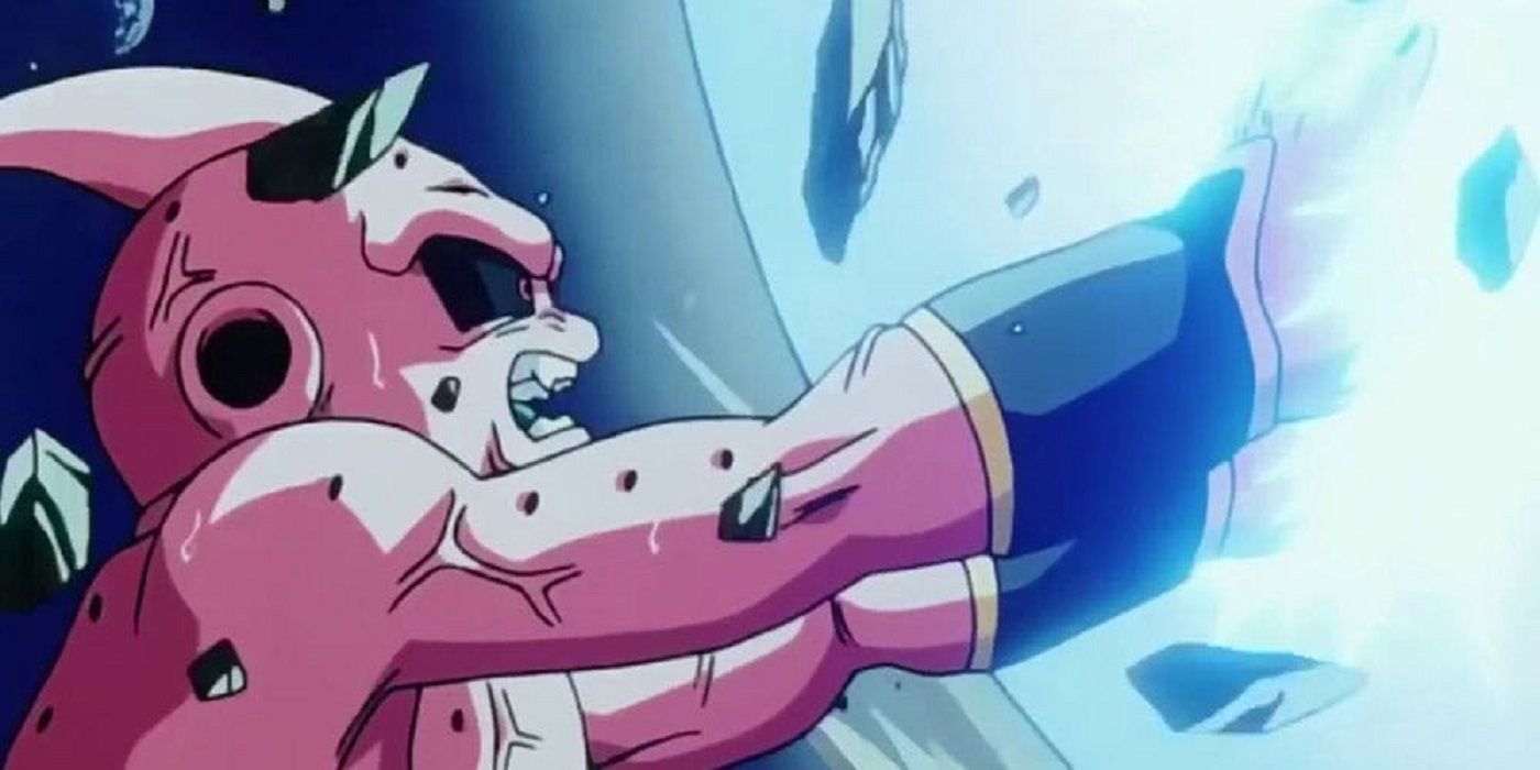 Goku's Spirit Bomb takes out Kid Buu in Dragon Ball Z