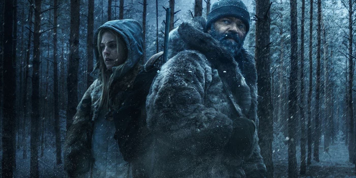 A promotional image for Netflix's Hold the Dark 