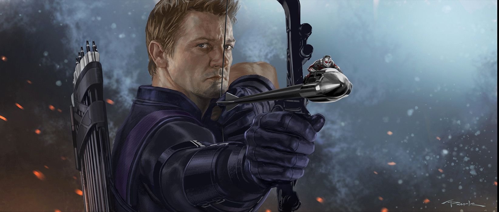 Hawkeye and Ant-Man concept art