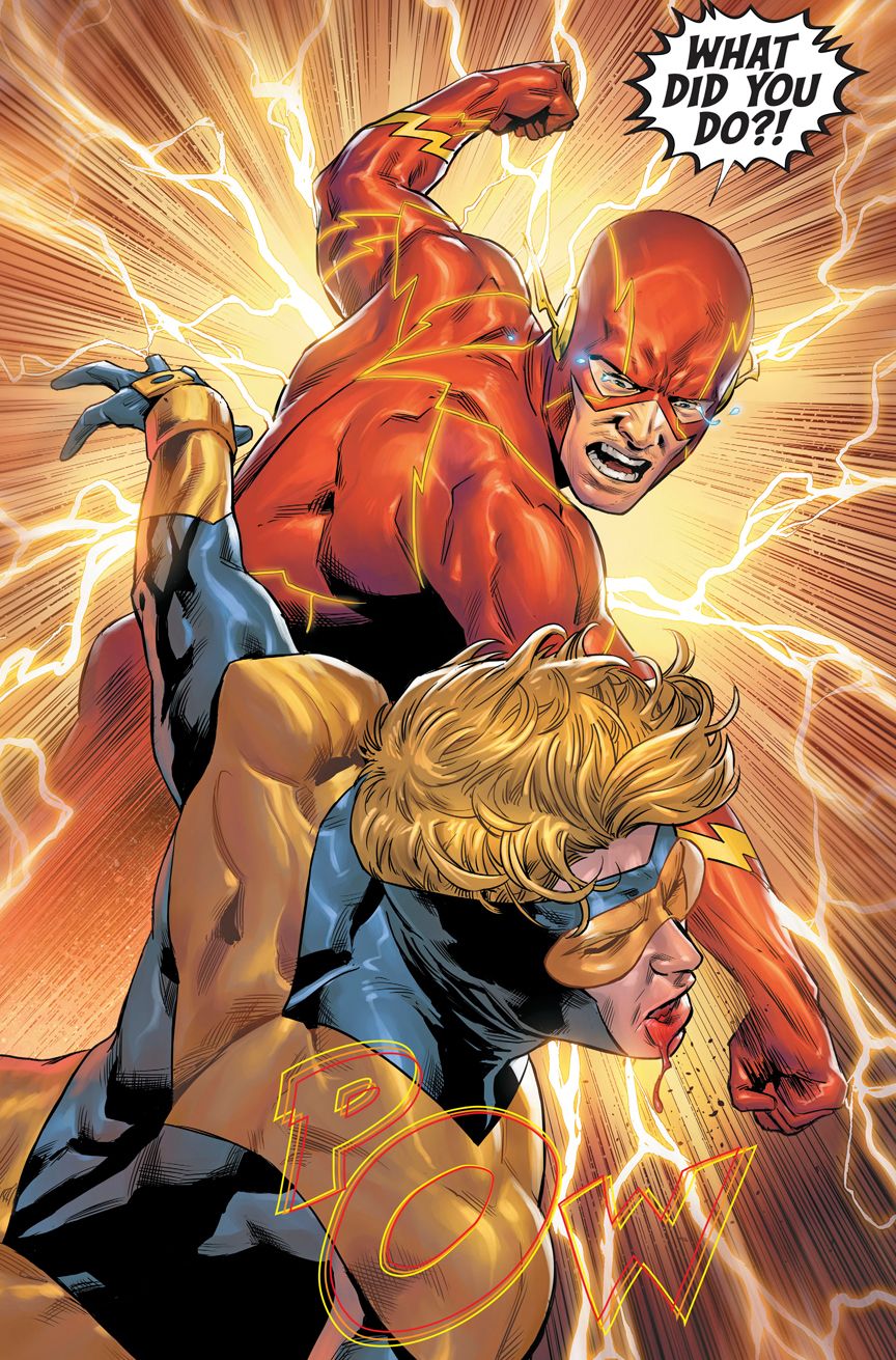 Heroes in Crisis Flash Punches Booster
