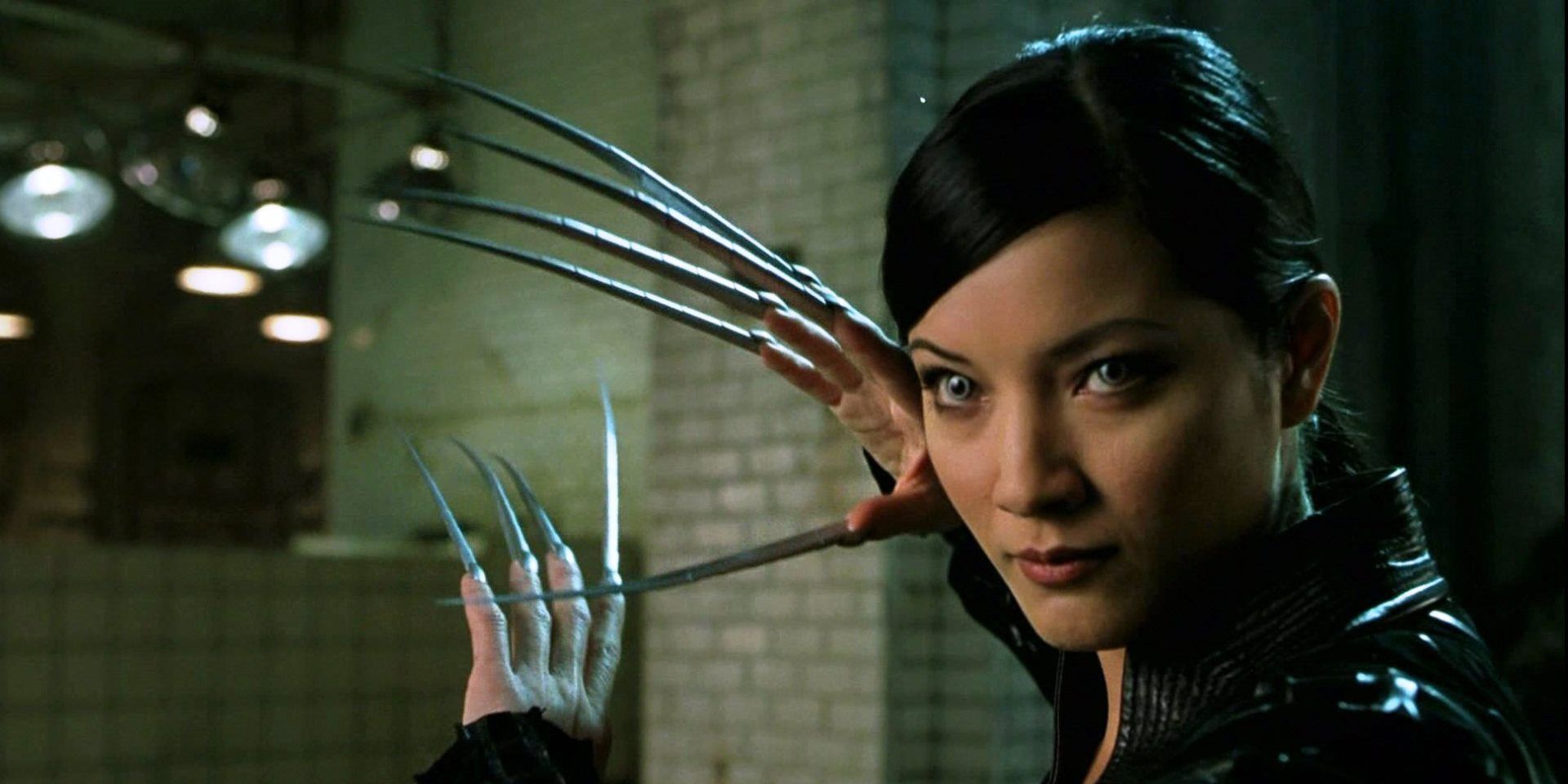 Kelly Hu as Lady Deathstrike in X2.