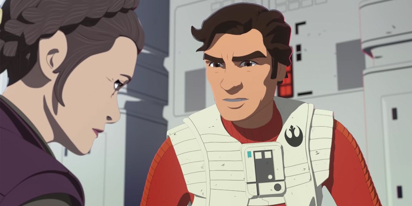Leia and Poe Star Wars-Resistance
