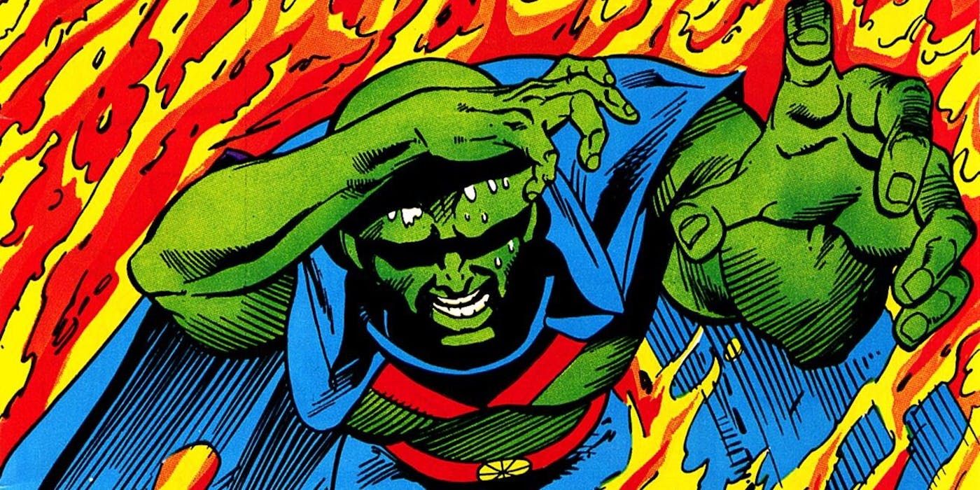 Martian Manhunter and his weakness to fire
