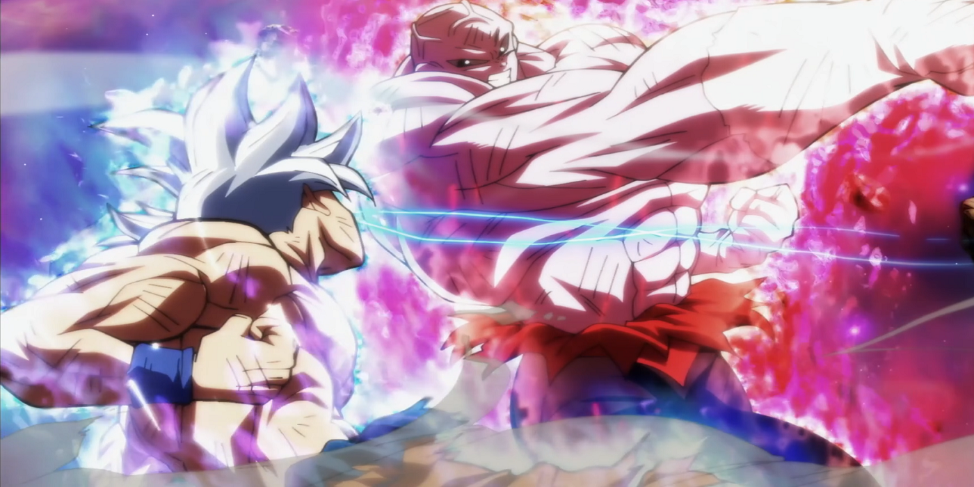 Anime Mastered UI Goku Overpowers Jiren