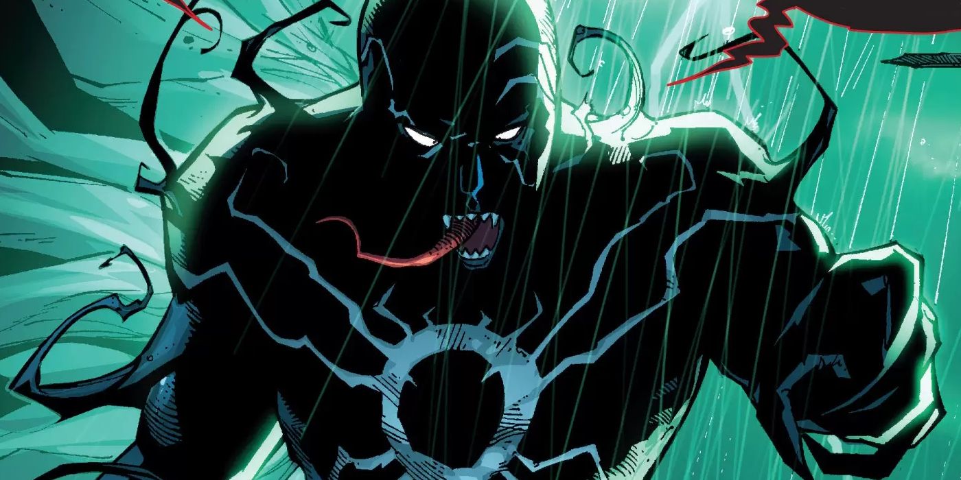 A multiversal Spider-Man bonded with the Venom symbiote to become Poison.