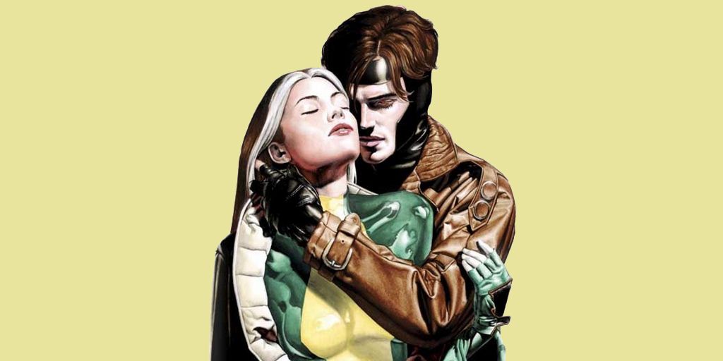 Rogue and Gambit Painting