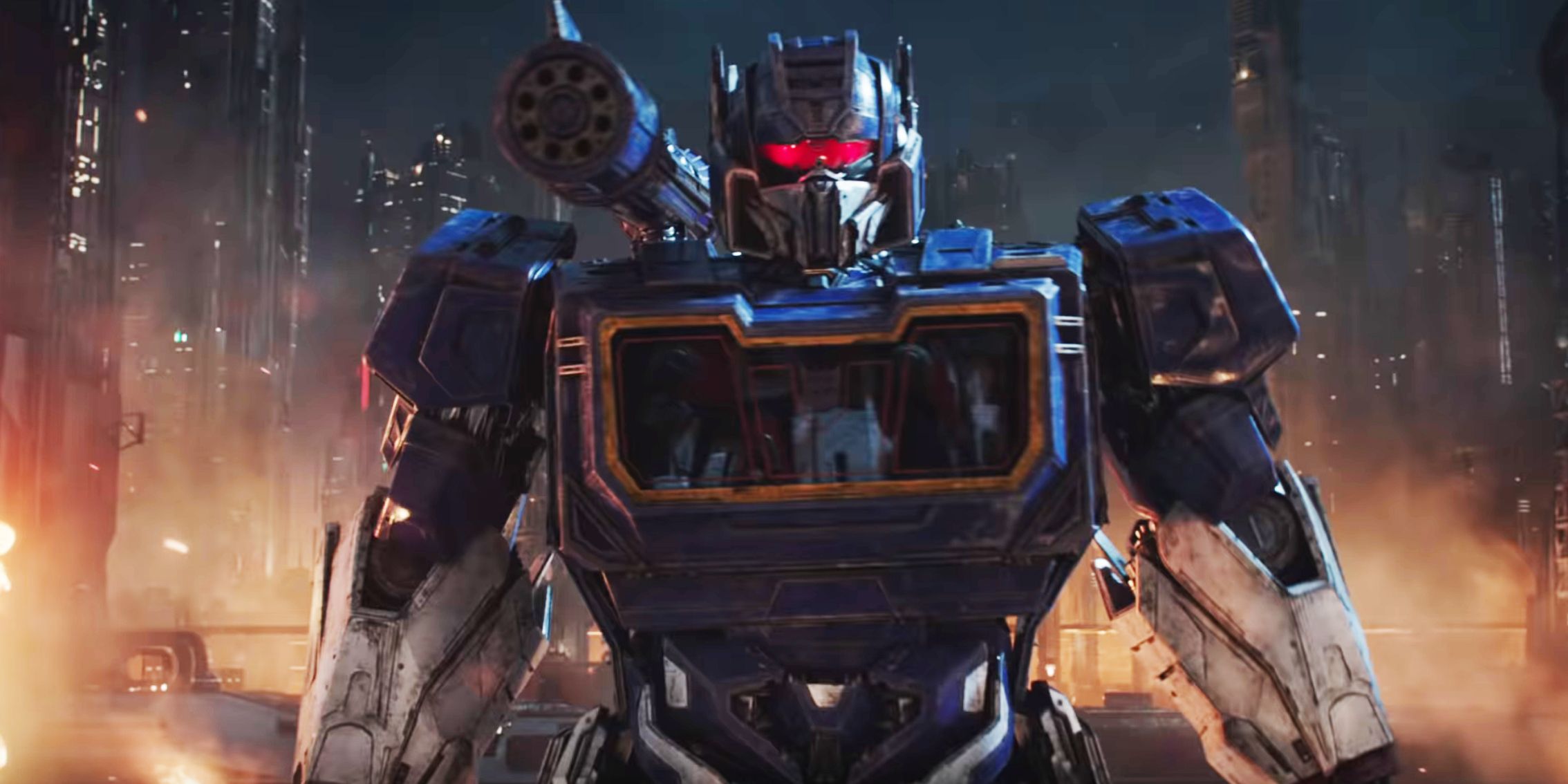 A close-up of Soundwave from Transformers: War For Cybertron Trilogy
