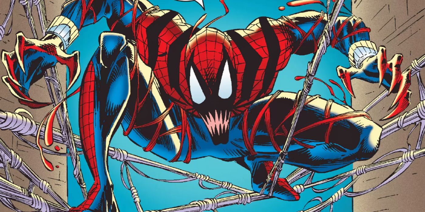 Ben Reilly joins with the symbiote as Spider-Carnage