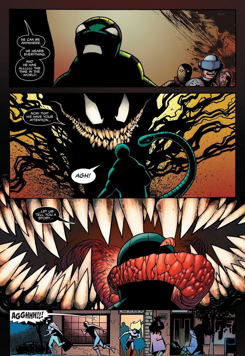 Venom eats Scorpion