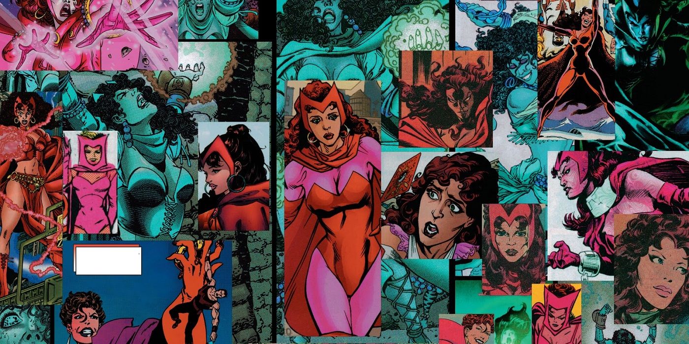 Scarlet Witch In Many Different Panels Avengers Disassembled