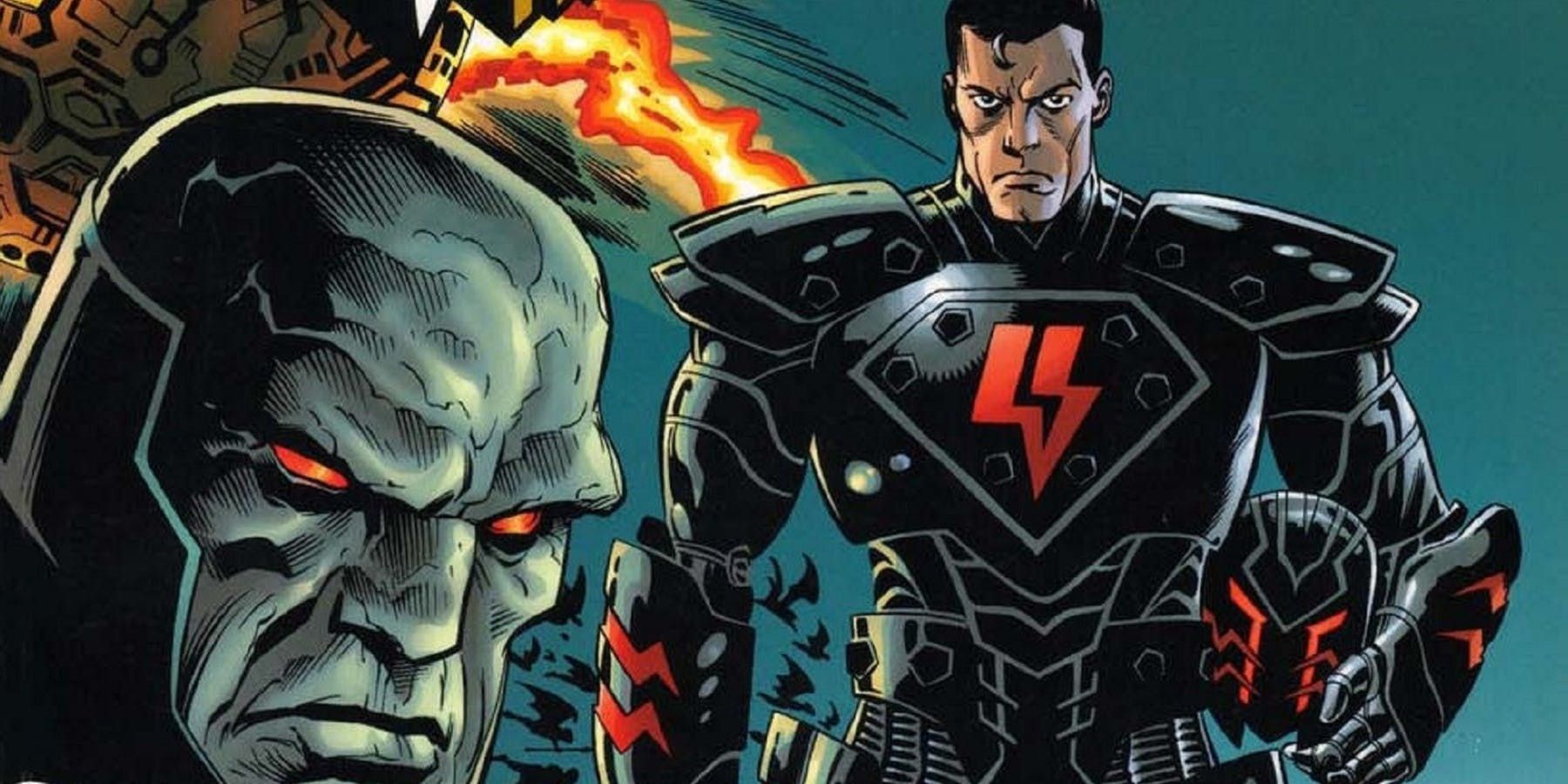 Kal-El and Darkseid in Superman: The Dark Side