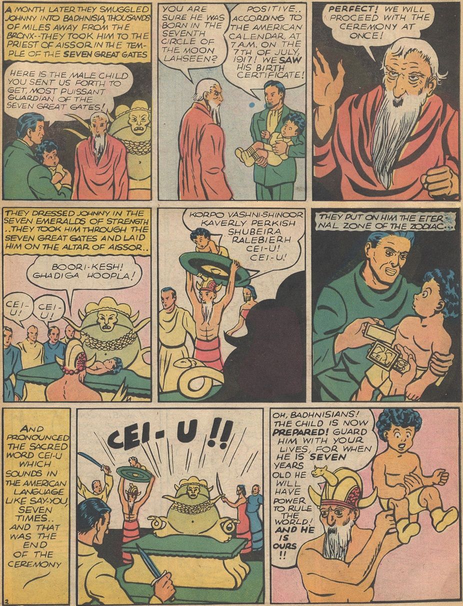 When Did Johnny Thunder Realize That 'cei-u' Was His Magic Word?