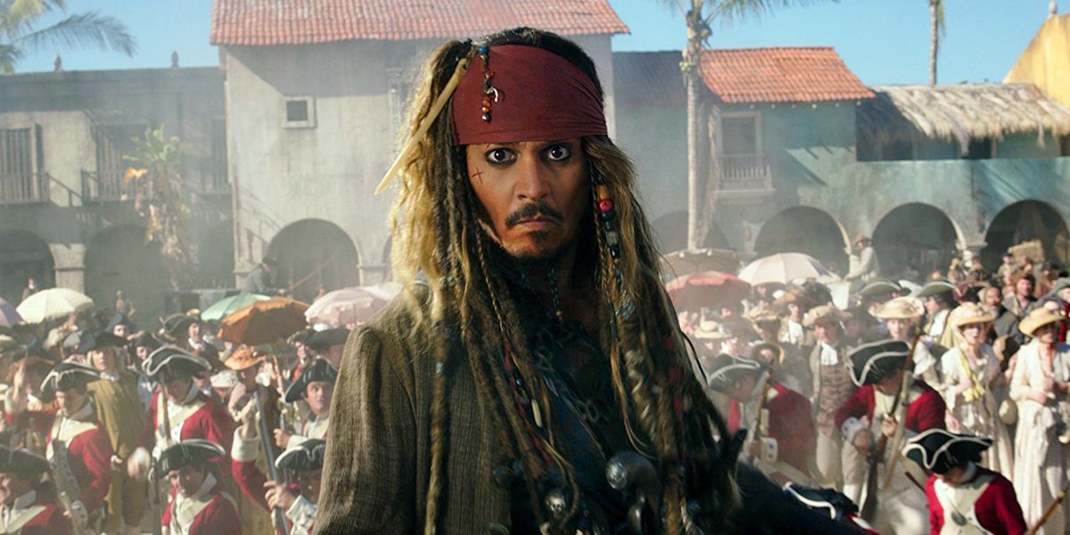 Johnny Depp in Pirates of the Caribbean: Dead Men Tell No Tales