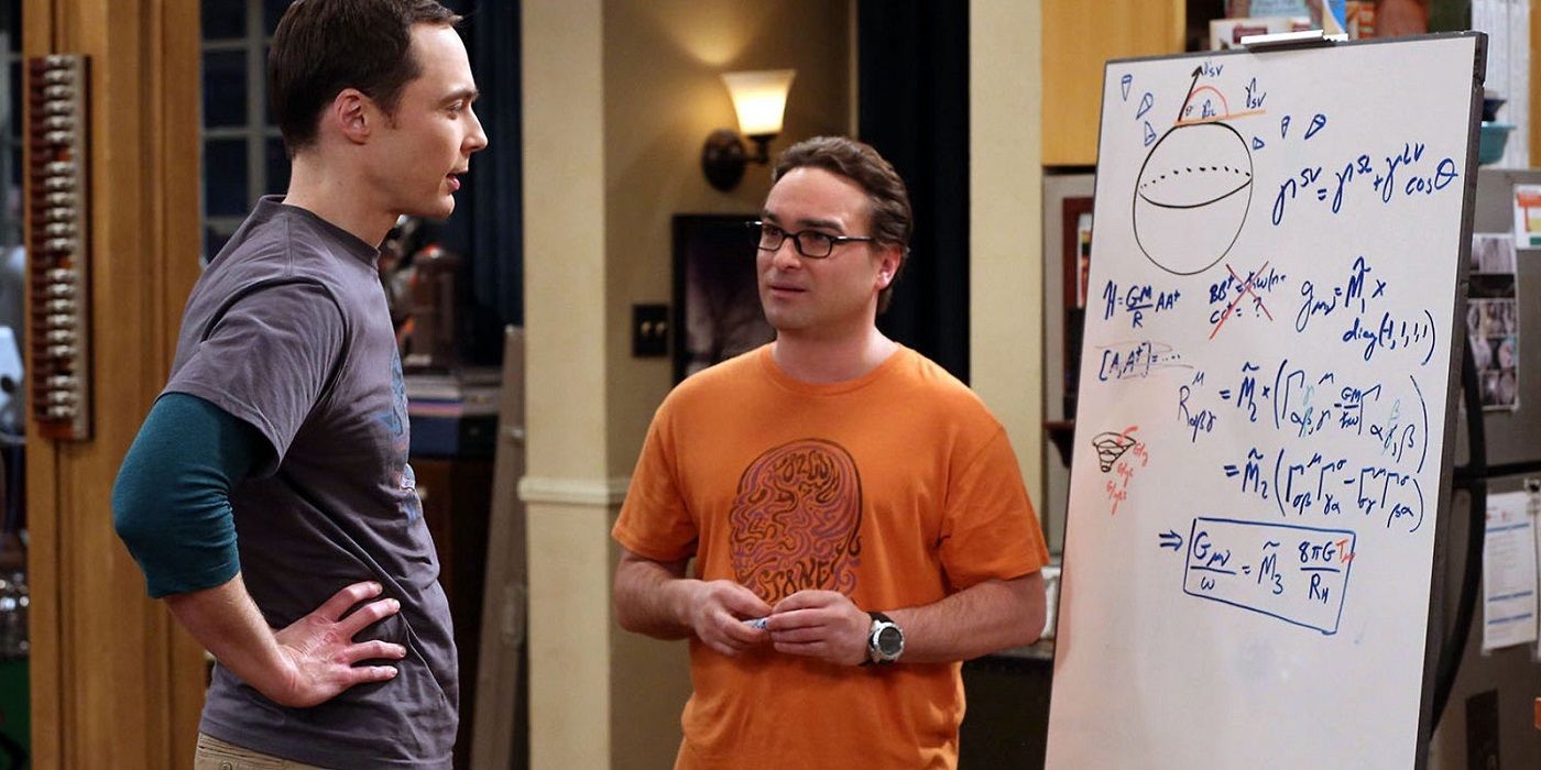 Sheldon and Leonard work on a problem