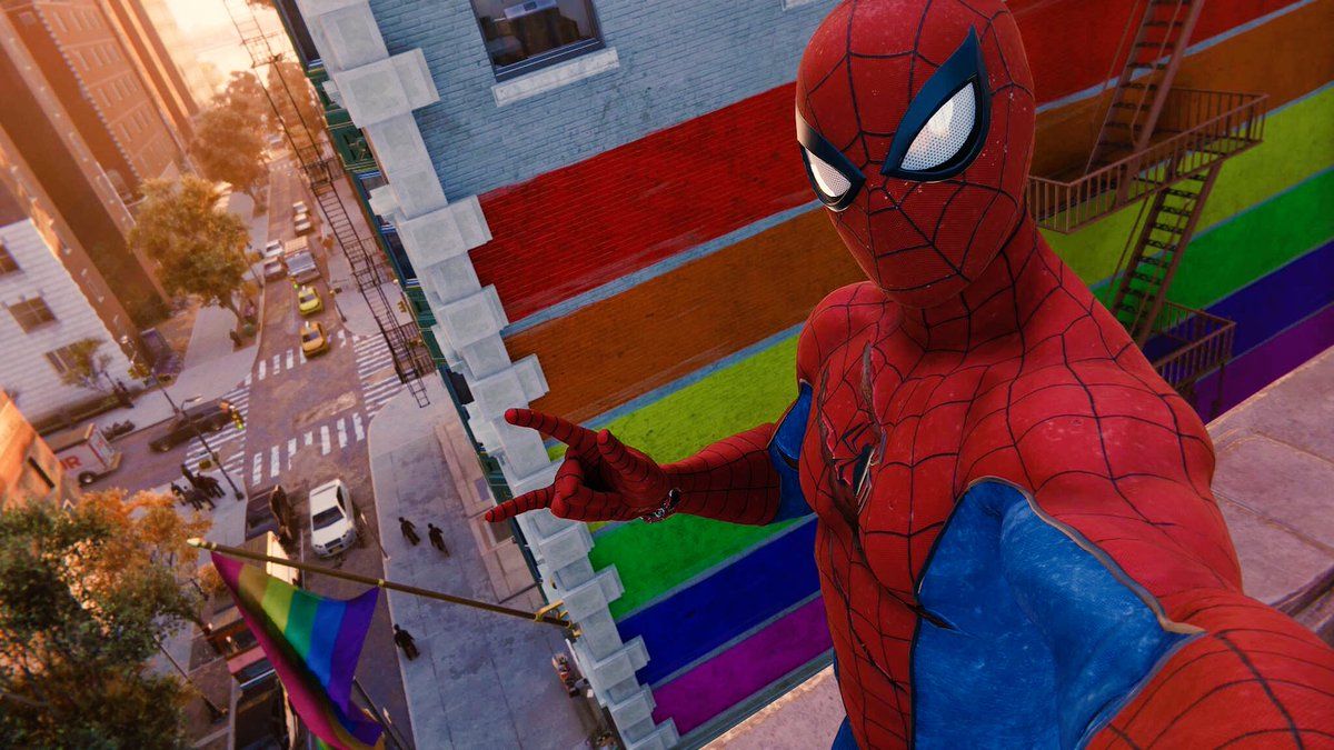 spider man game gay flag