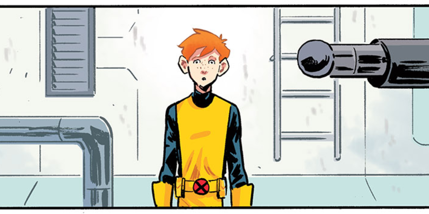 Bailey Hoskins in his X-Men uniform from Marvel Comics