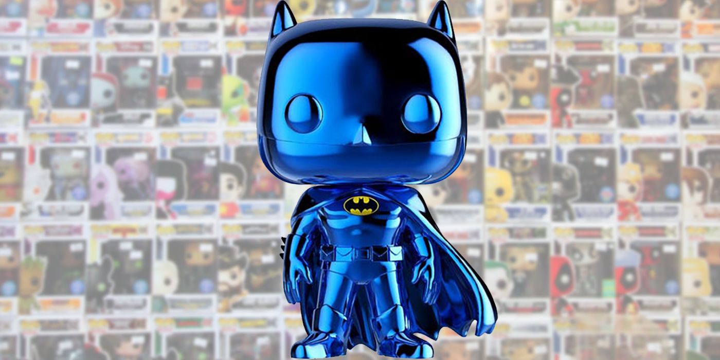 Blue Chrome Batman Funko Pop