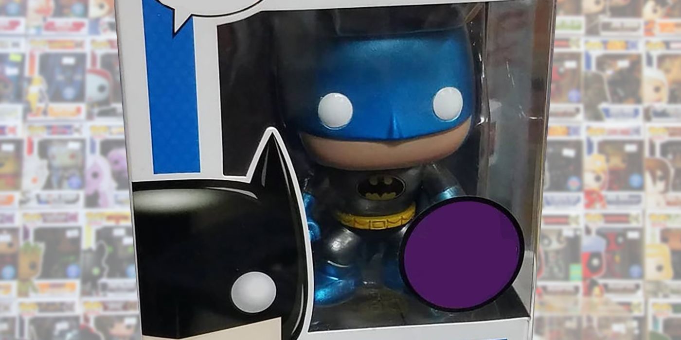 Blue Metallic Batman Funko Pop