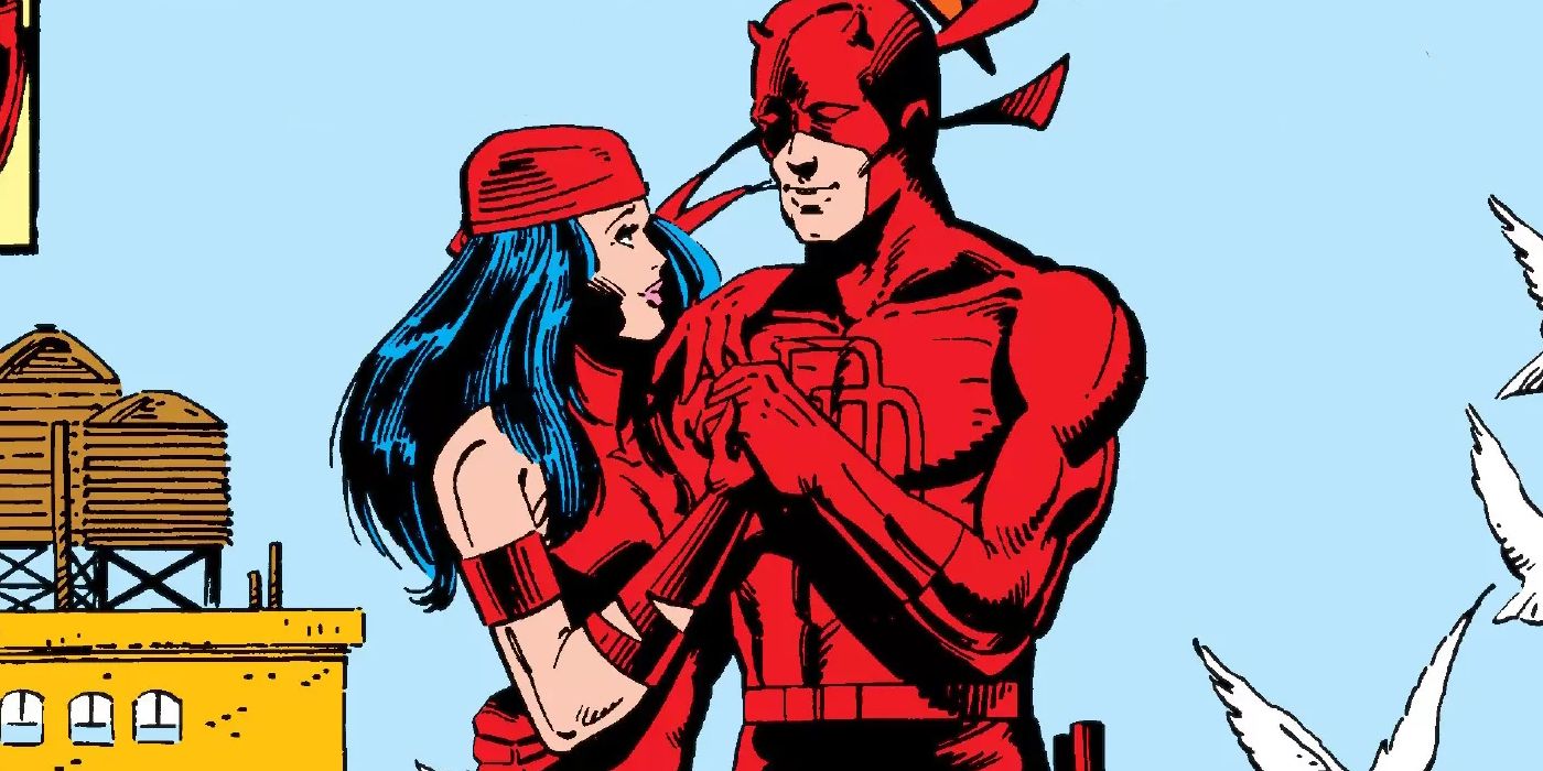 Daredevil and Elektra hold hands in What If?