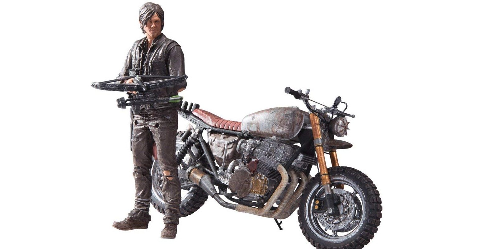Daryl Dixon and Motorcycle McFarlane Toys Boxed Set