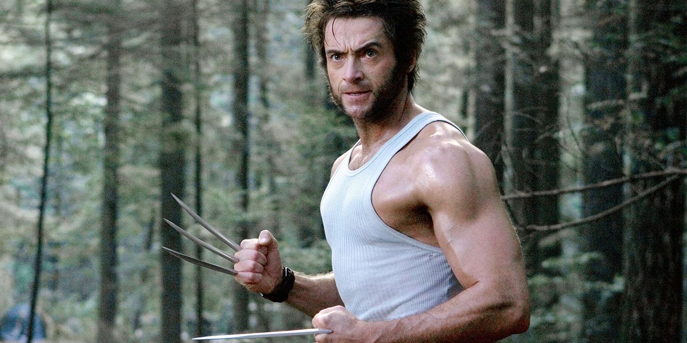 During X-Men: The Last Stand, Wolverine (Hugh Jackman) releases his claws in the woods