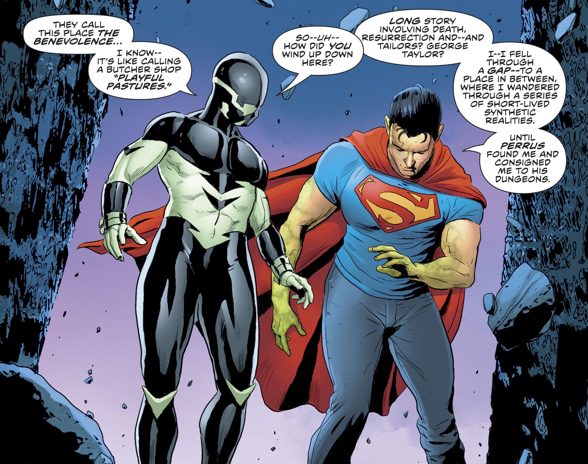 New 52 Superman Sideways Talking