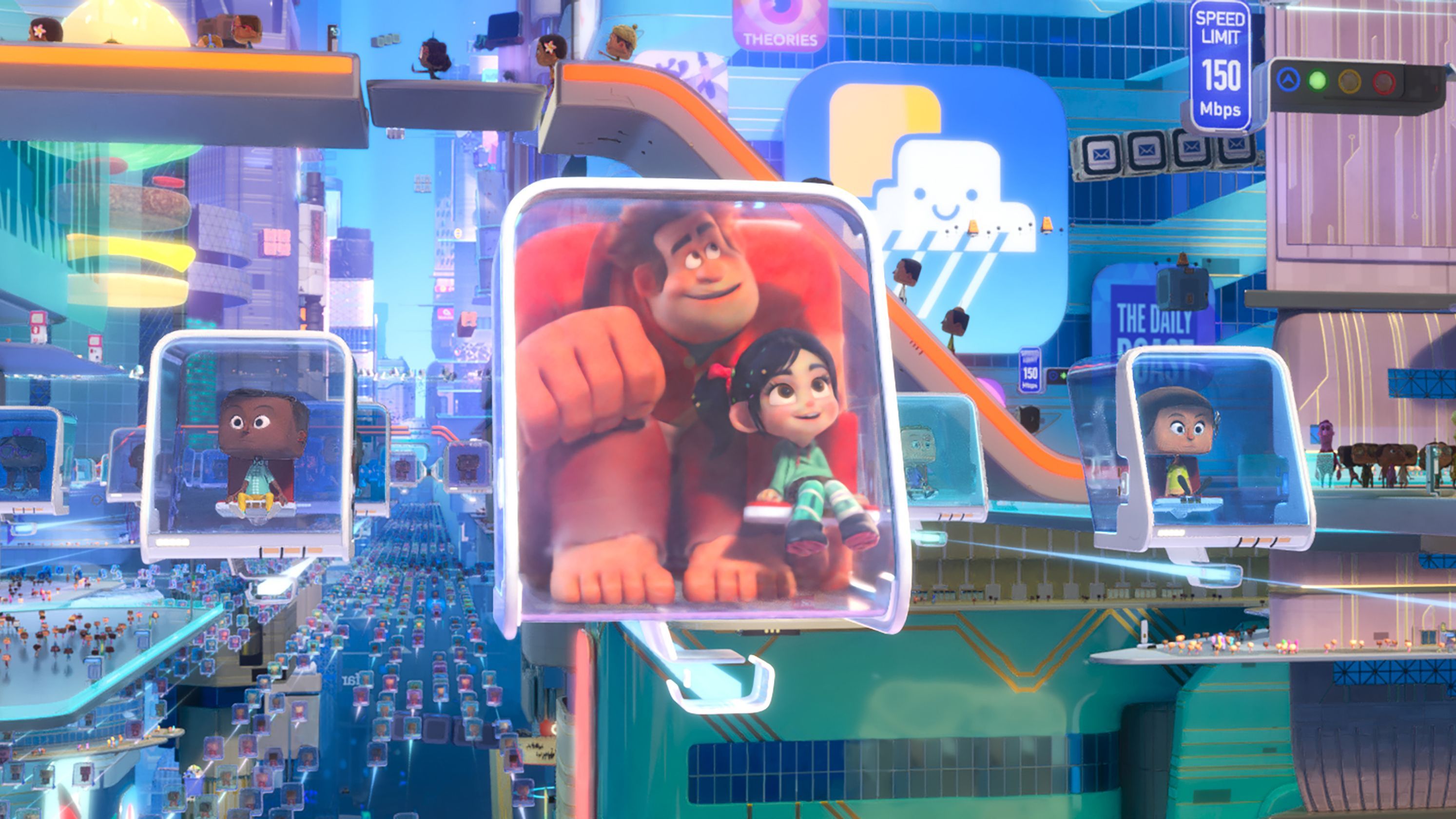 Ralph Breaks the Internet traveling the web