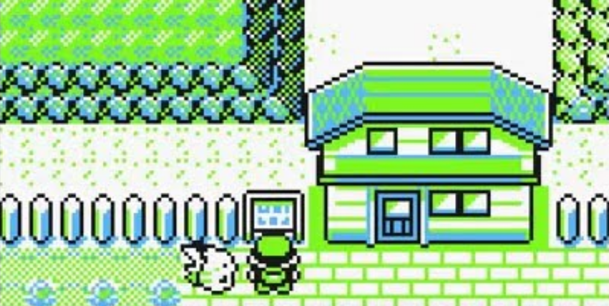 Bill's House in Gen I game Pokemon Yellow