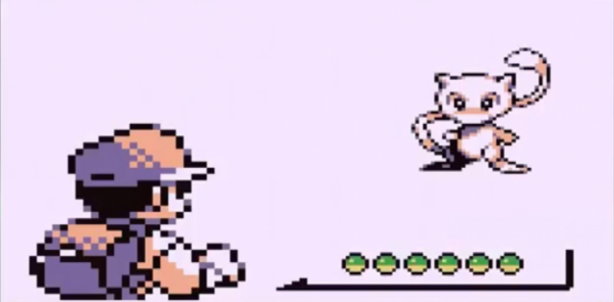 Mew is encountered in Pokemon Red and Blue