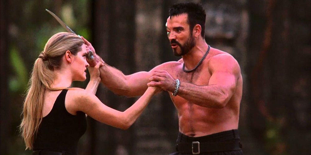 Sonya Blade and Kano in Mortal Kombat