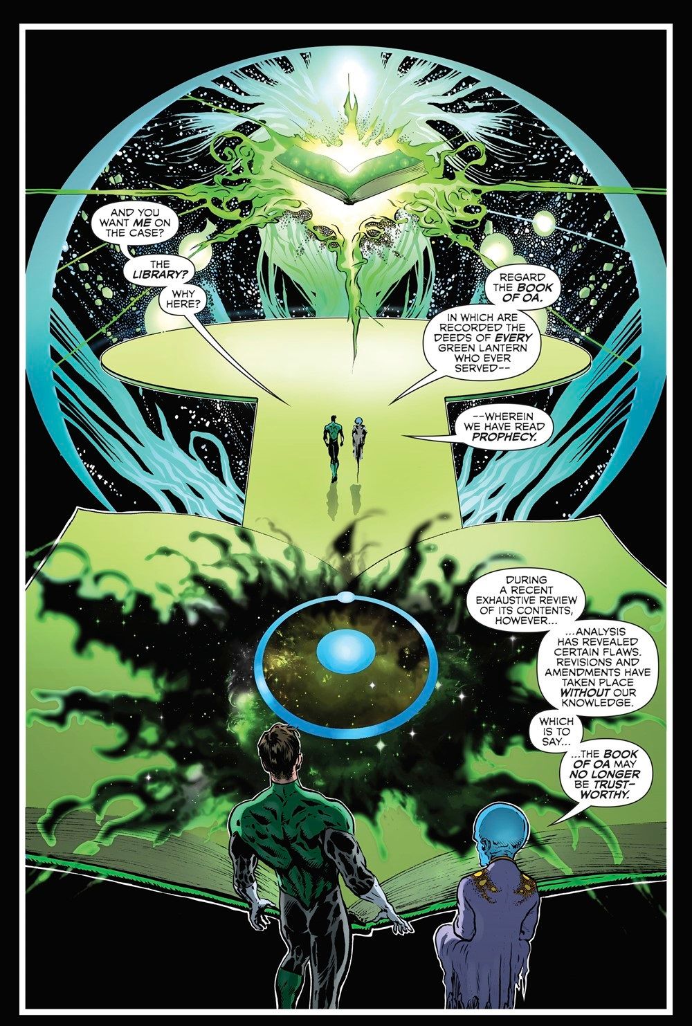 The Green Lantern Doctor Manhattan Book of Oa