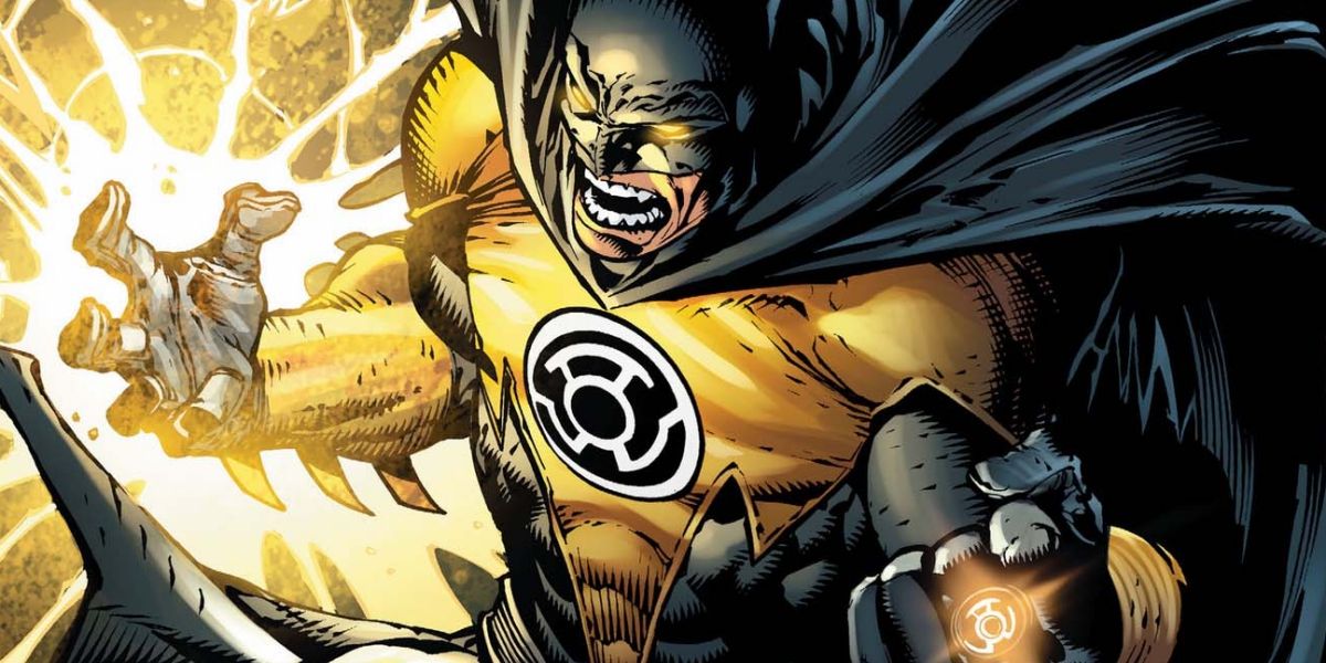Batman is selected by a Sinestro Corps ring