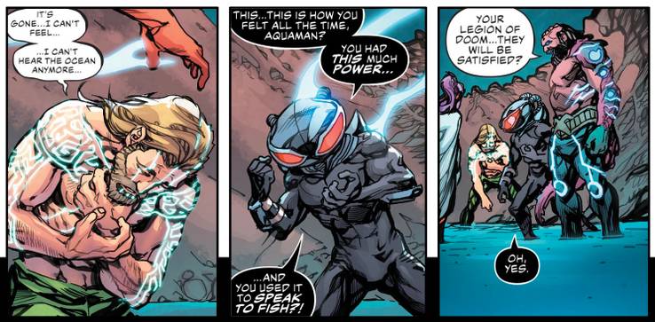 black manta steals aquaman power