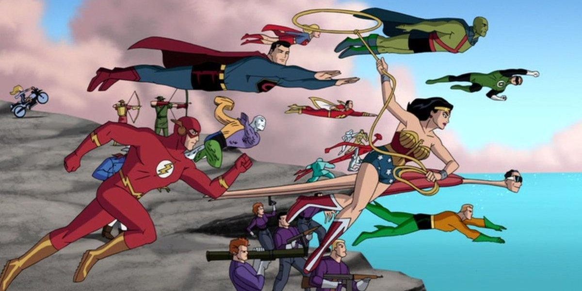 justice league new frontier Cropped