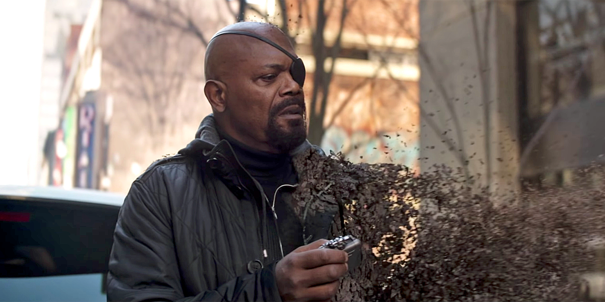 Nick Fury in Infinity War